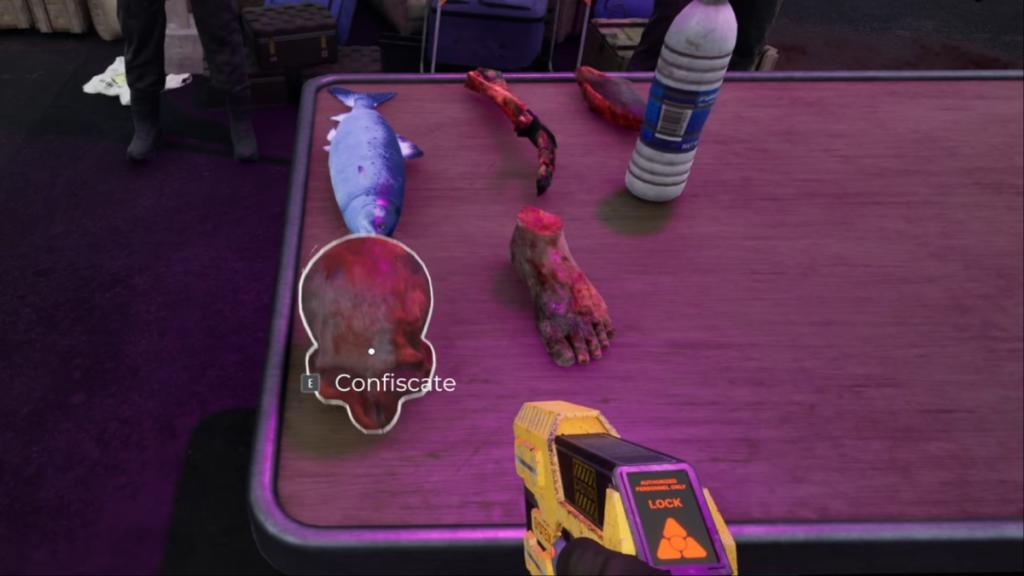 Infected zombie body parts