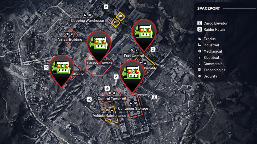 Bombardier location in Spaceport