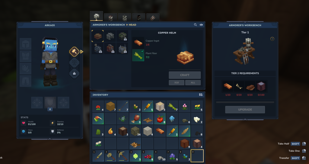 Armorer's Workbench in Hytale