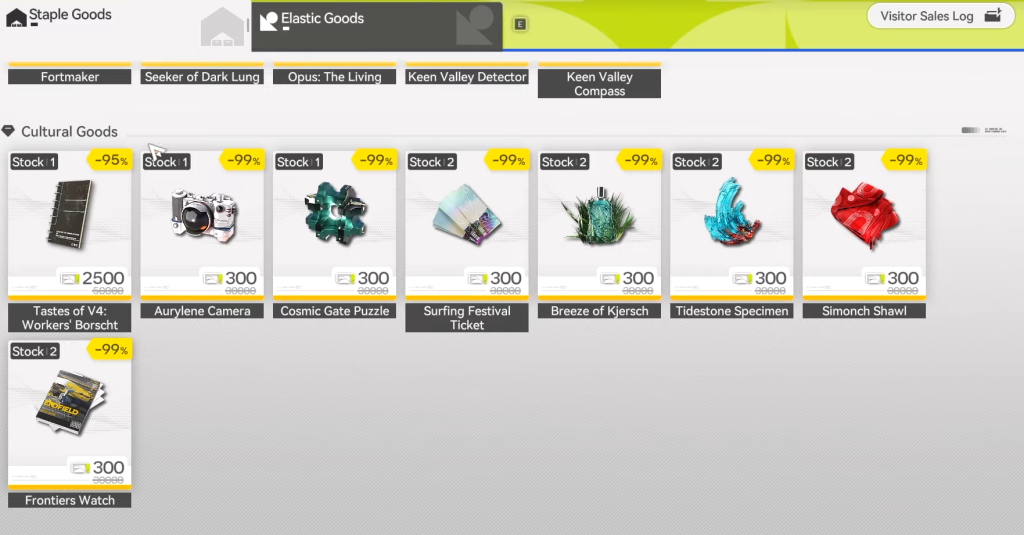 Gifts in Arknights Endfield