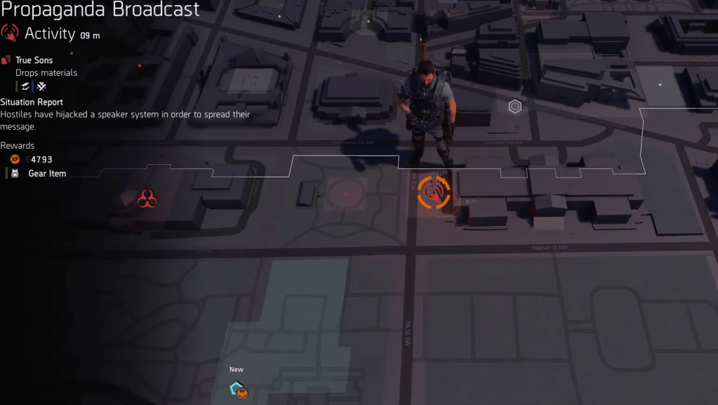 Propaganda Broadcast in East Mall