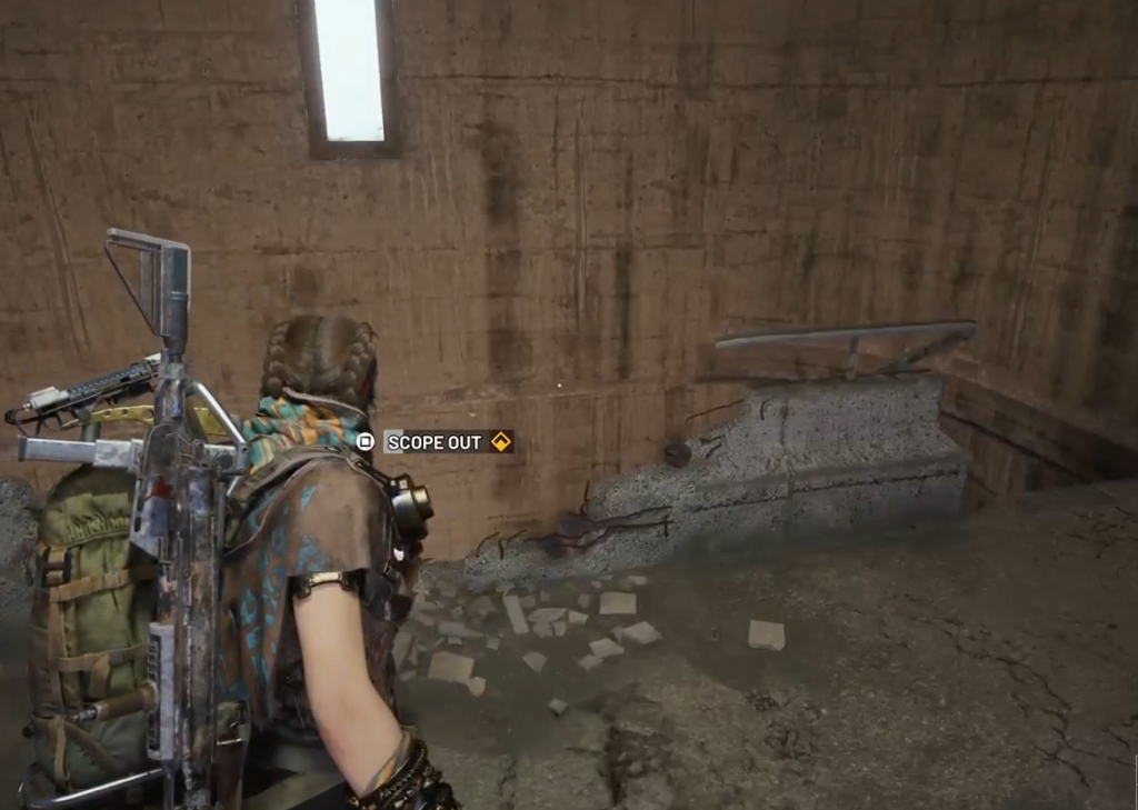 Scope Out area in Garage