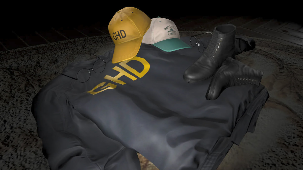 Ghost hunting clothes in pile in phasmophobia