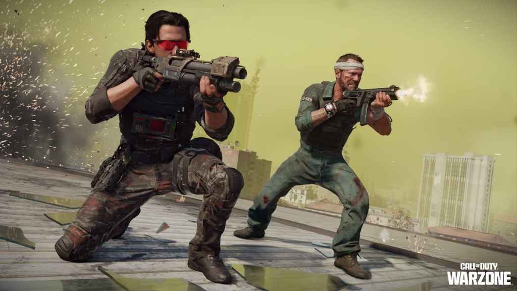 BO7 Warzone teammates aiming