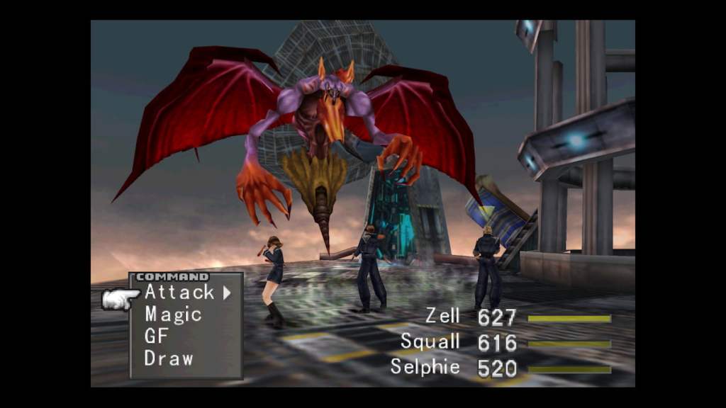 Final Fantasy 8 boss fight Dollet tower