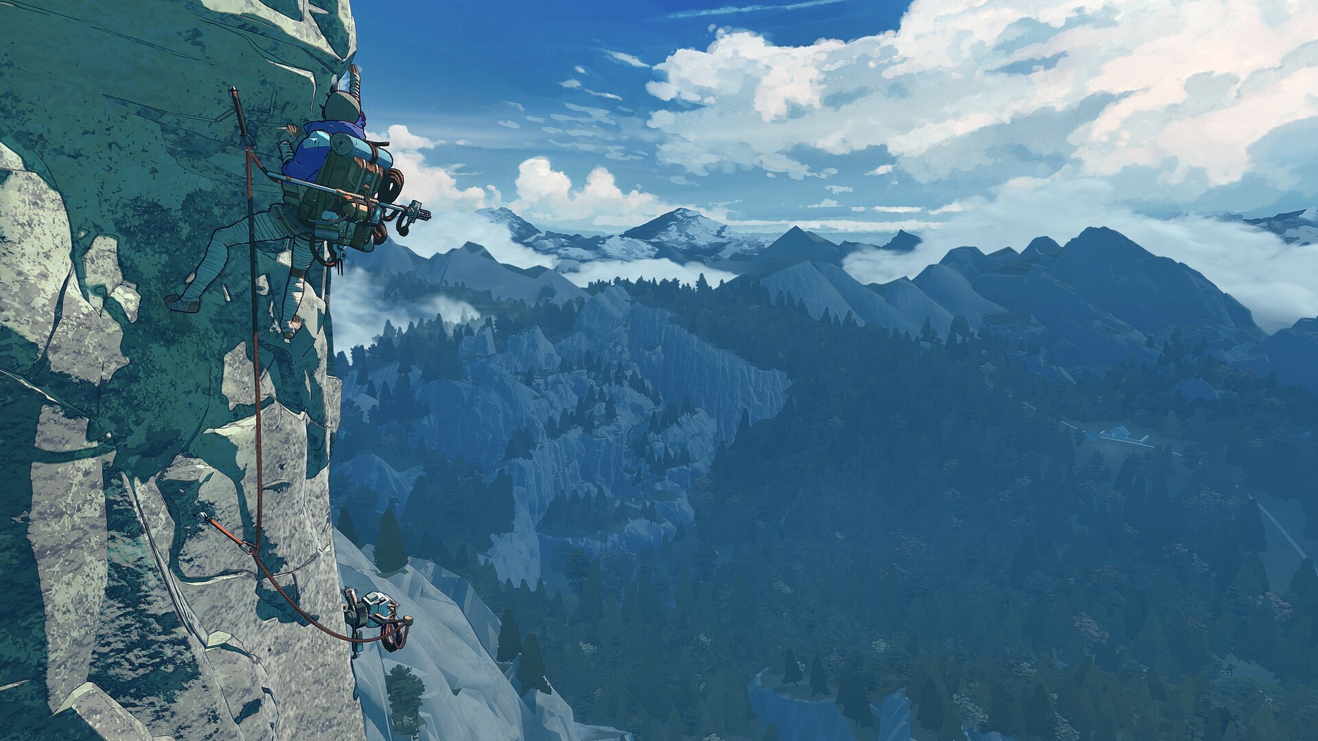 Using a piton in Cairn