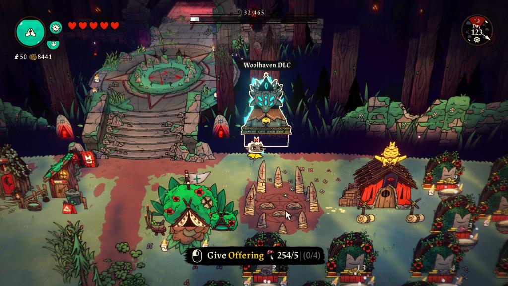 Unlocking Woolhaven DLC in Cult of the Lamb