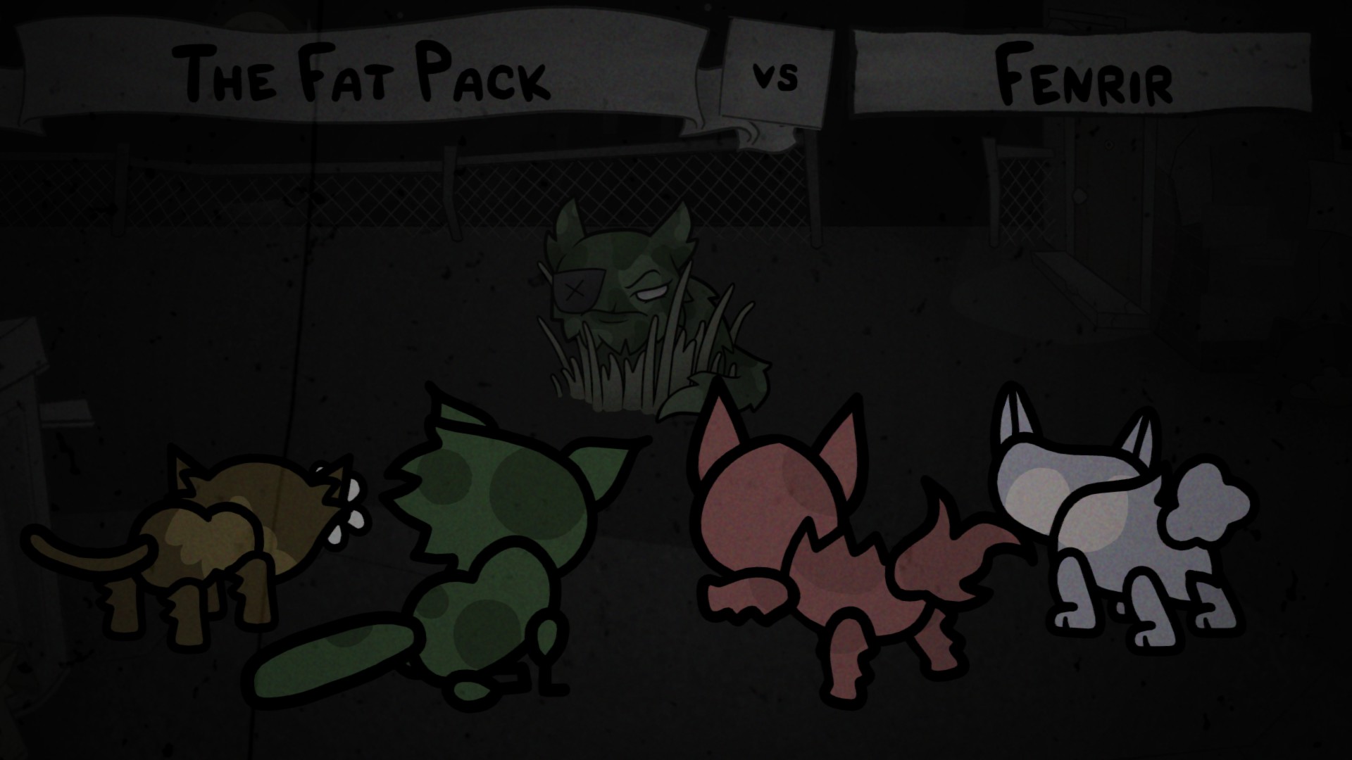 Cats fighting a boss in Mewgenics