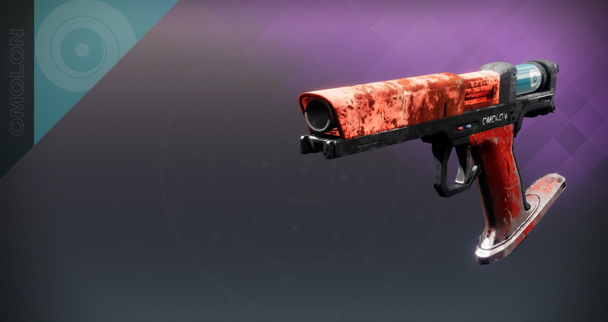 The Evening SI4 Omolon sidearm in Destiny 2, seen in collections.