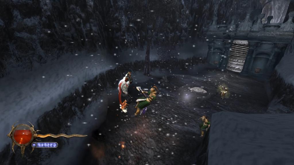 Kain fighting enemies with a free-floating camera in Legacy of Kain: Defiance Remastered.