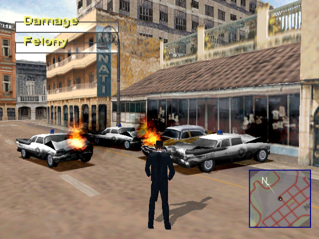 Being outside of the car in Driver 2