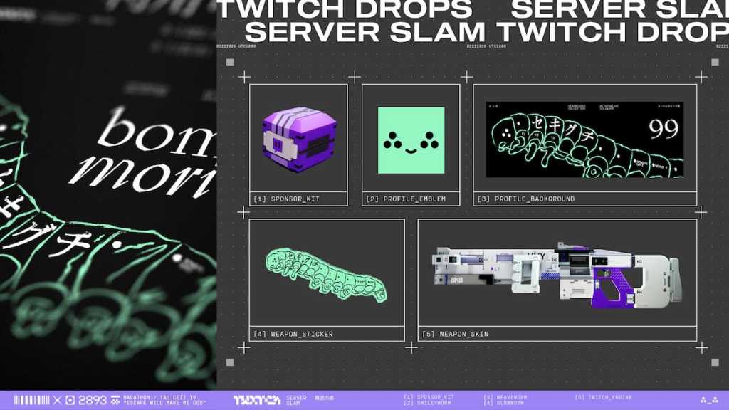 Marathon Server Slam Twitch Drops