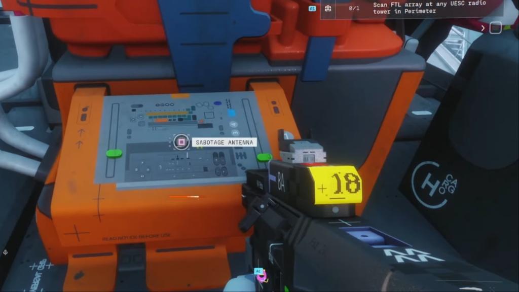 Sabotaging the antenna in Marathon