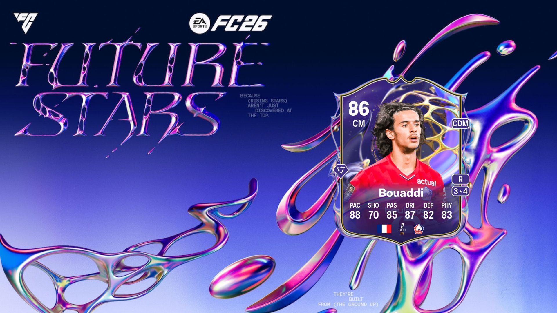 Bouaddi Future Stars card in FC 26