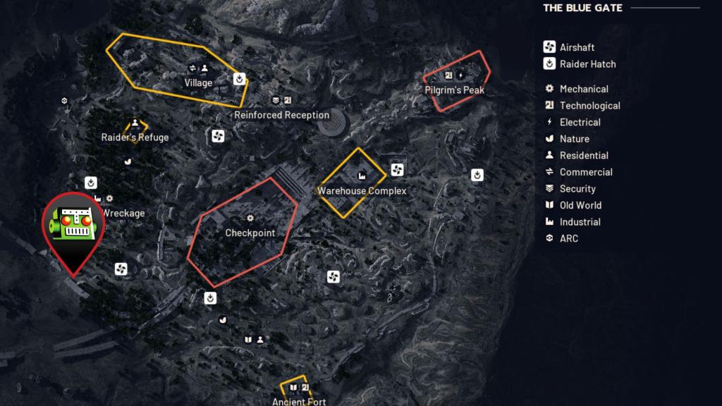 ARC Raiders comet location
