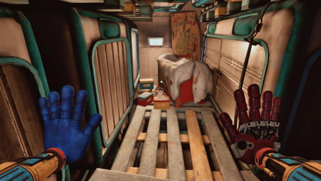 Note in cubby above Playtime containers