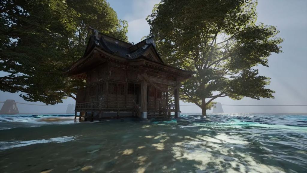 The shrine in UMIGARI