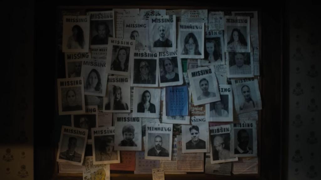 The missing posters in Until Dawn