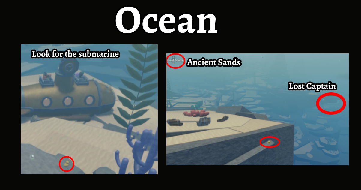 abyss duck locations in ocea