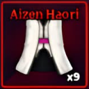 Aizen Haori accessory from Sailor Piece Roblox experience.