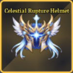 Celestial Rupture Helmet artifact from Sailor Piece Roblox experience.