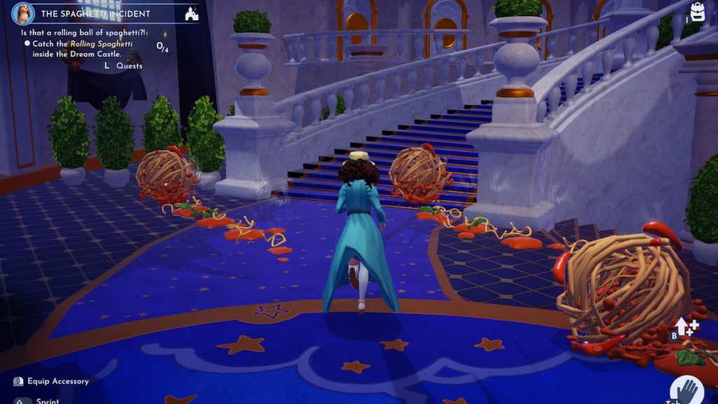 chasing spaghetti balls in disney dreamlight valley