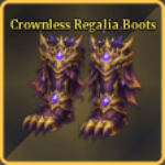 Crownless Regalia Boots artifact from Sailor Piece Roblox experience.