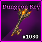 Dungeon Key used to enter Shadow and Shadow Monarch dungeons in Sailor Piece Roblox experience.