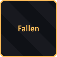 Fallen aura from Sailor Piece Roblox experience.