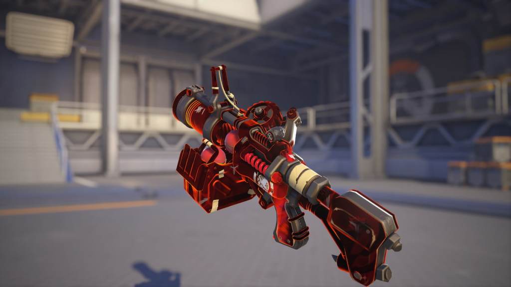 Overwatch Crimson Wolf weapon skin