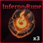 Inferno Rune from Sailor Piece Roblox experience.