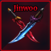 Jinwoo sword from Sailor Piece Roblox experience.