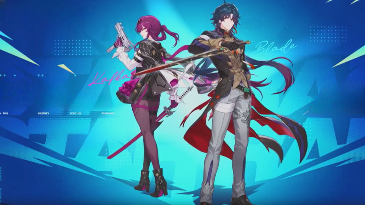 Kafka and Blade standing together in fortnite