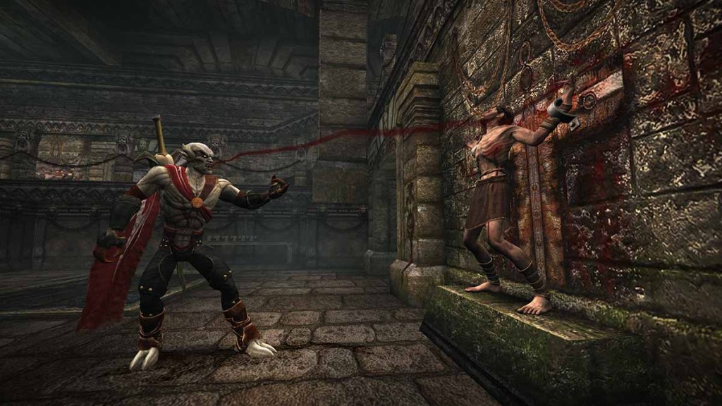 Kain feeding in Defiance