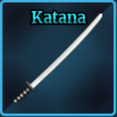 Katana sword from Sailor Piece Roblox experience.