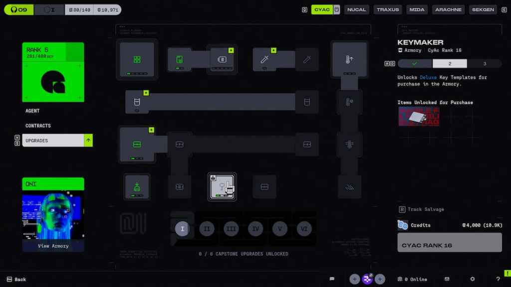 Keymaker perk in Marathon.