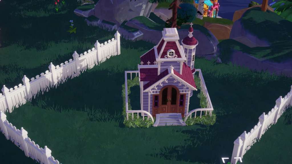 white fence placed in disney dreamlight valley