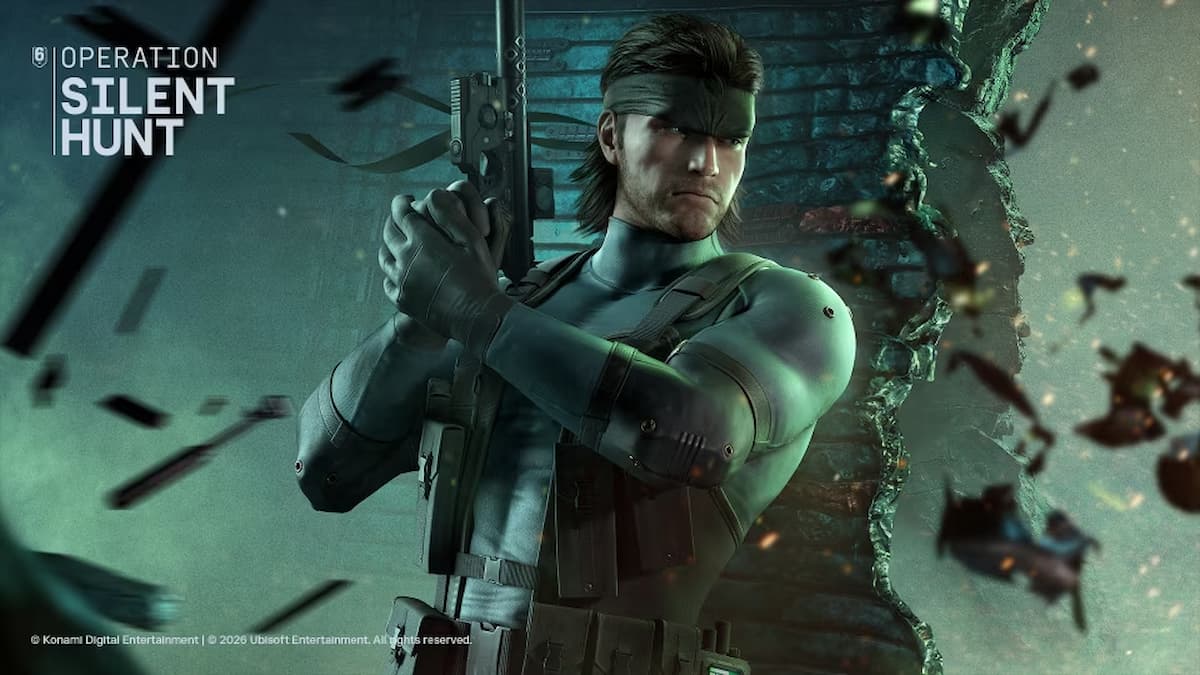 Solid Snake in Rainbow Six Siege.