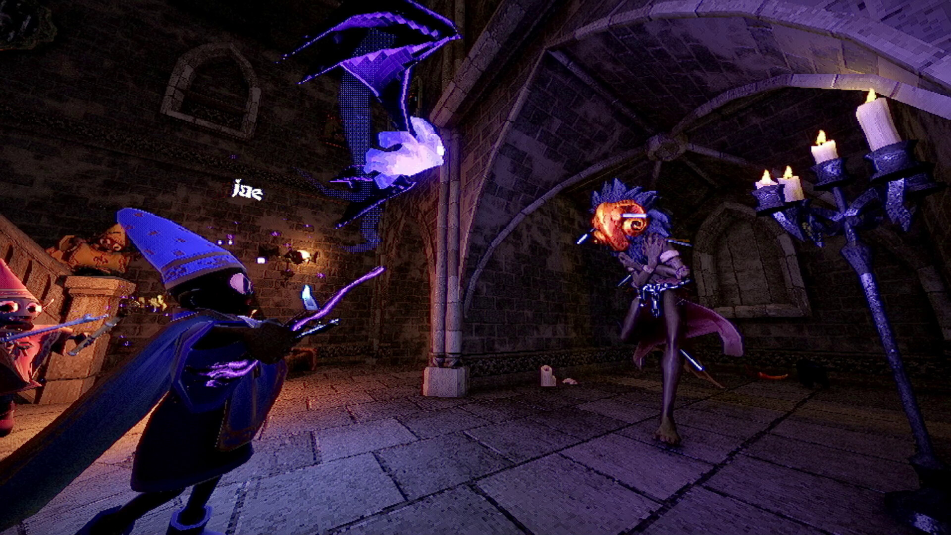 Players fighting a monster in Yapyap