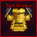 Sun Armor accessory from Sailor Piece Roblox experience.