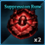 Suppression Rune from Sailor Piece Roblox experience.
