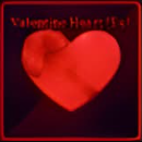 Valentine Heart accessory from Sailor Piece Roblox experience.