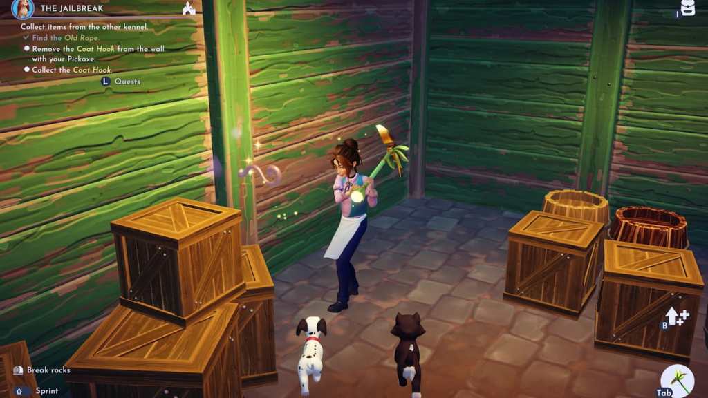 Mining coat hook in disney dreamlight valley