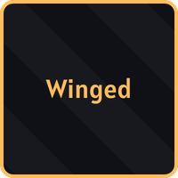 Winged aura from Sailor Piece Roblox experience.