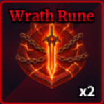 Wrath Rune from Sailor Piece Roblox experience.
