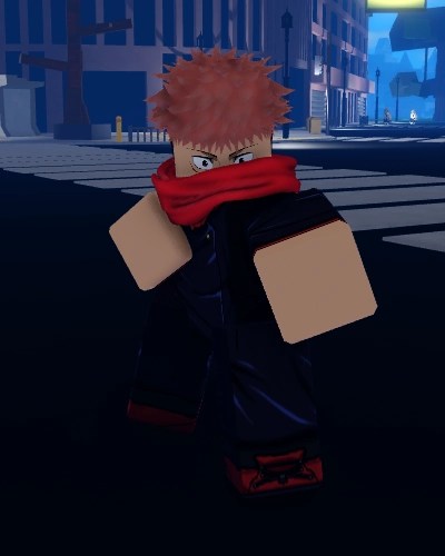 Yuji boss from Sailor Piece Roblox experience.
