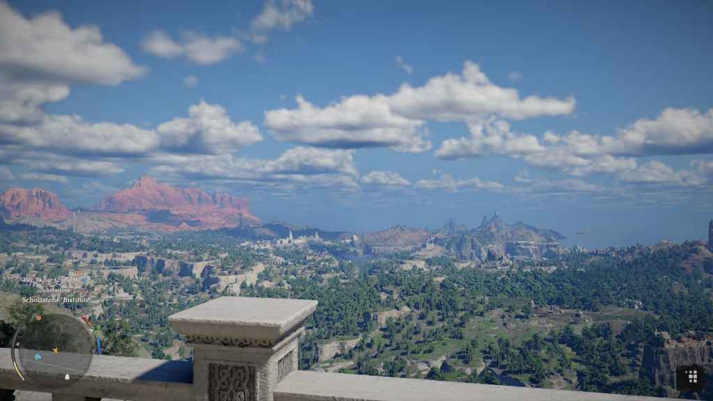 An aerival view of one part of Pywel in Crimson Desert. 