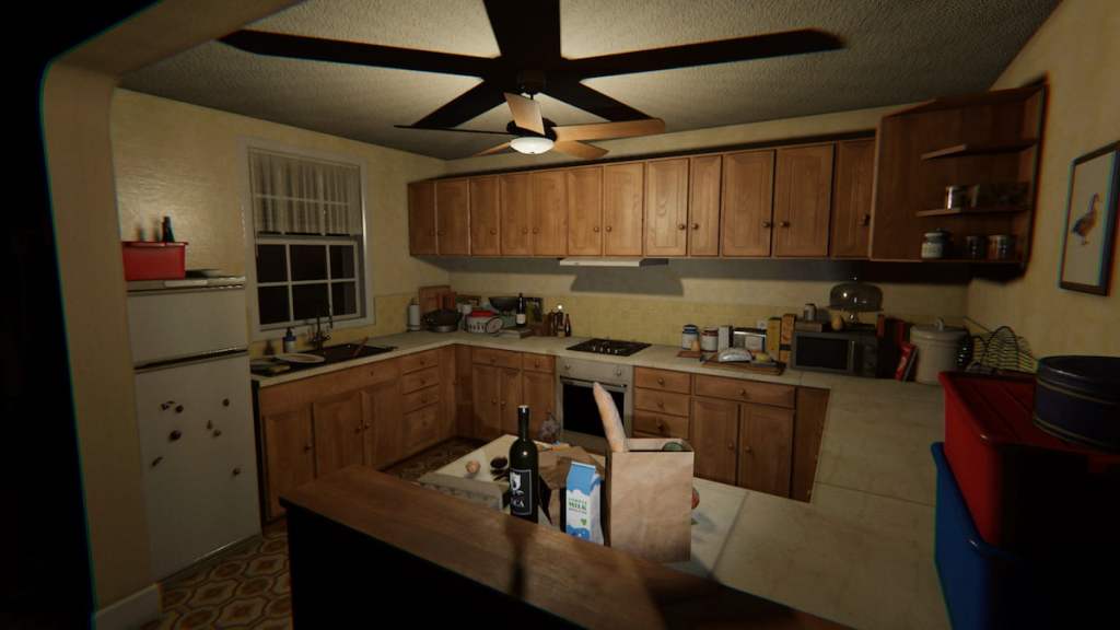 kitchen area at 6 tanglewood drive in phasmophobia