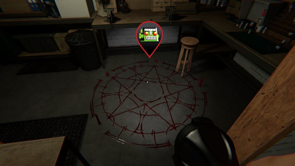 summoning circle marked at 6 tanglewood drive in phasmophobia