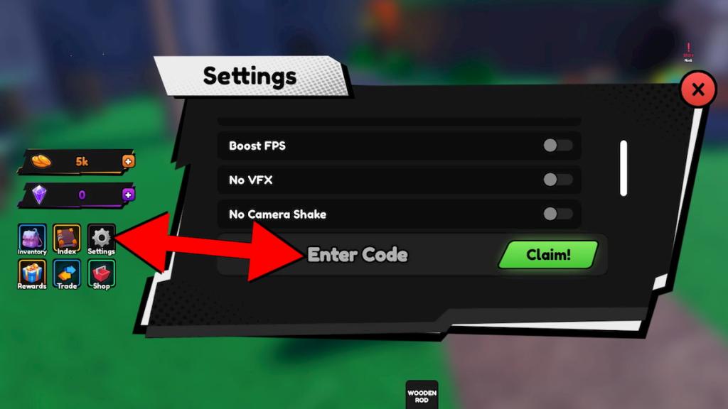 How to redeem Titan Fishing codes.
